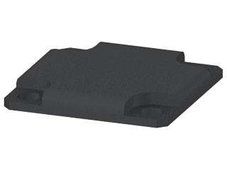 End Cap 40x40, black