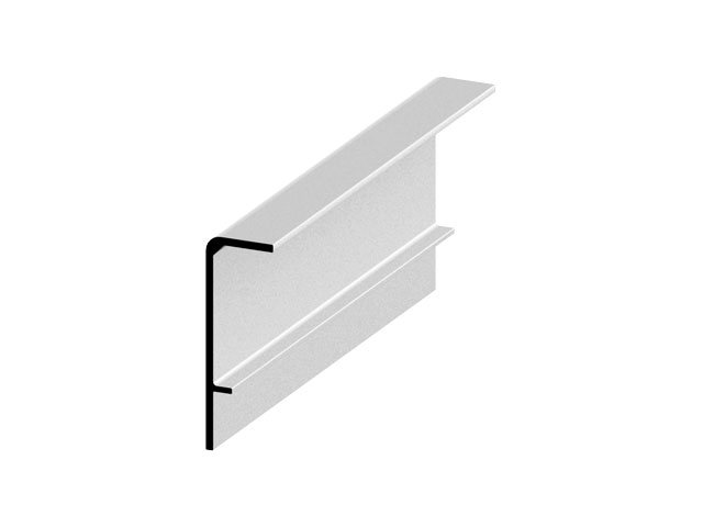 Cover Profile for Track Profile 60x80, natural