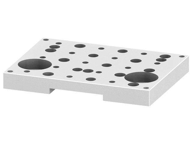Adapter Foot Plate 25 275x200x30