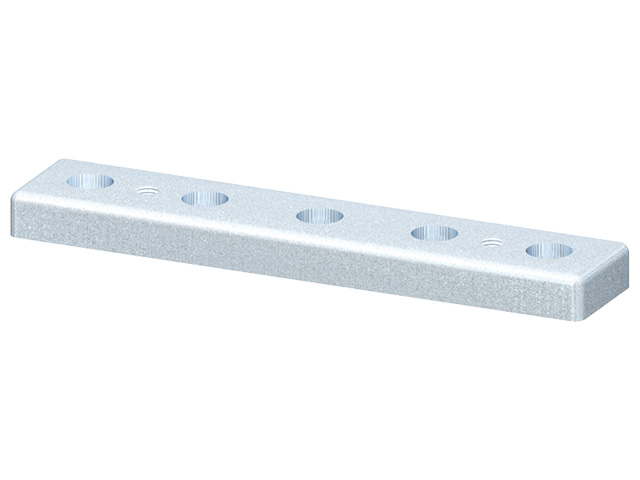 Foot Plate 40x200 M 8, zinc-plated