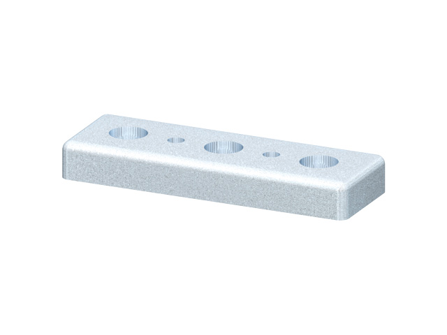 Foot Plate 40x120 M8, zinc-plated