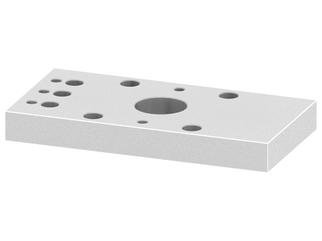 80x160x18 for mounting Plate contour piece