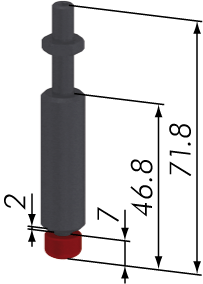 Spring-Loaded Pressure Piece 40
