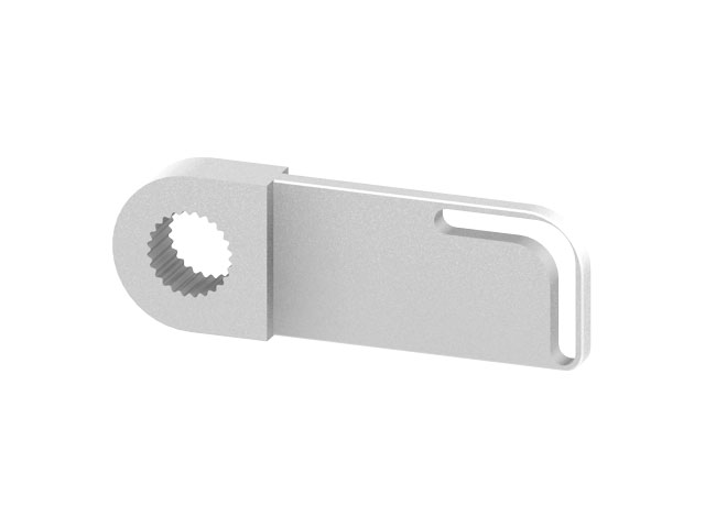 Extension Arm Tooth Profile 100mm, incl. drilling template