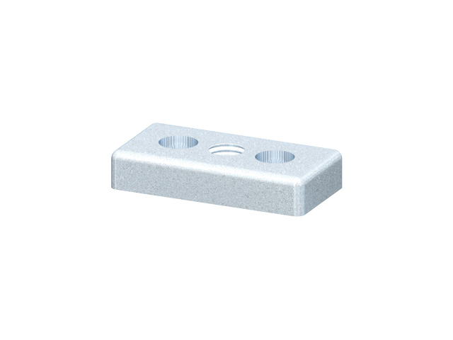 Foot Plate 40x80 M16, zinc-plated