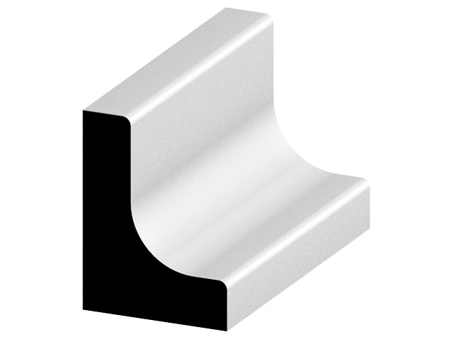 Angle Profile 60x80, natural