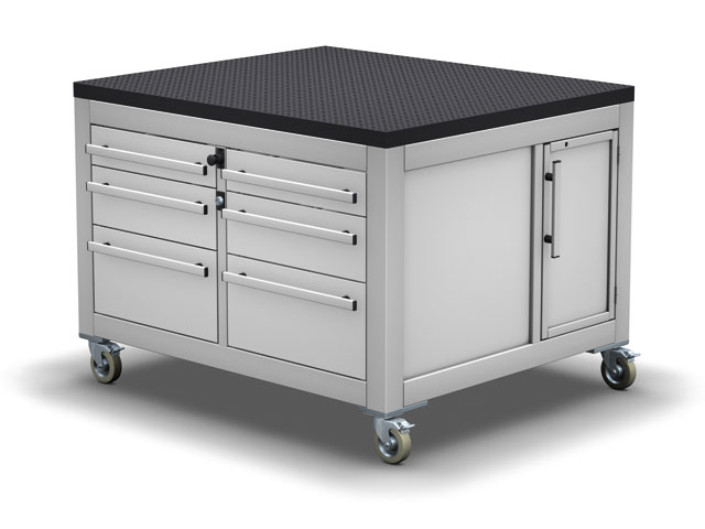 Tool Trolley, with Matrix Plate 1400x1200