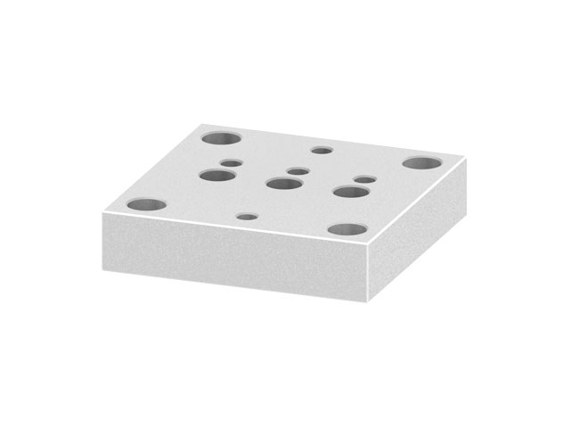 80x80x18 For Mounting Plate Contour Piece