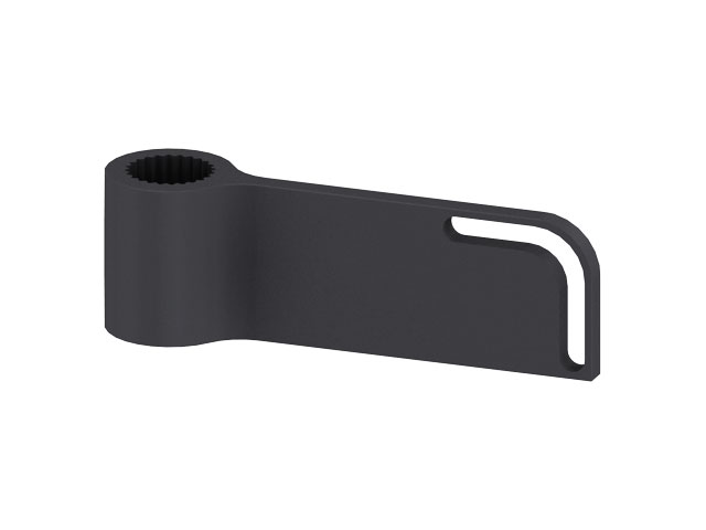 Strap For Shaft, 110mm, drilling template, black