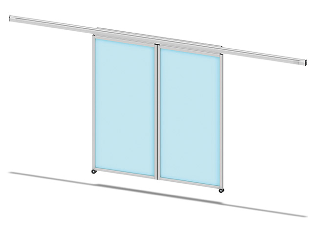 Double Sliding Door For Frame Element 60x80