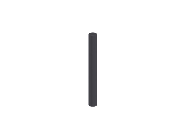 Lay shaft D8 70mm, black