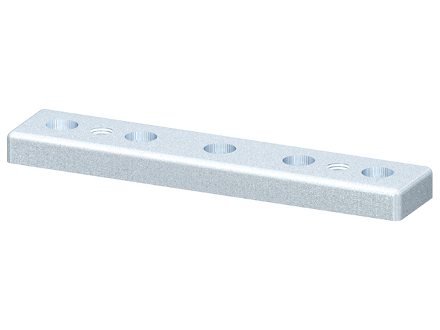 Foot Plate 40x200 M12, zinc-plated