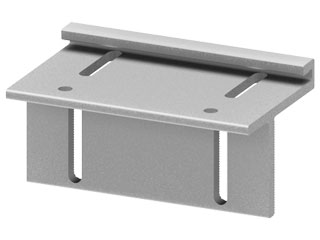 Support Angle 100 24/35, grooved