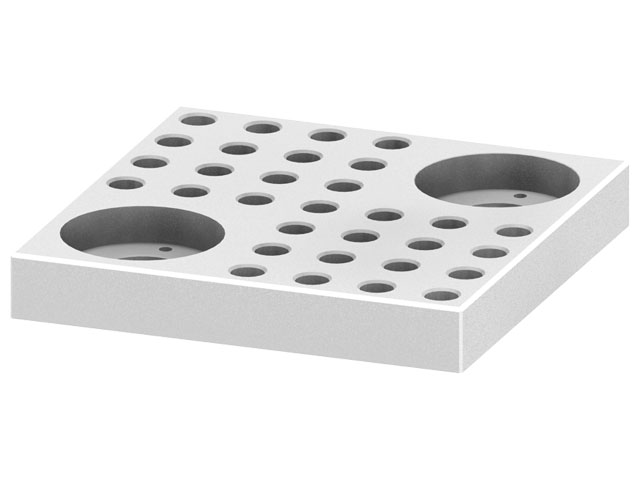 Adapter Foot Plate 25 175x175x30