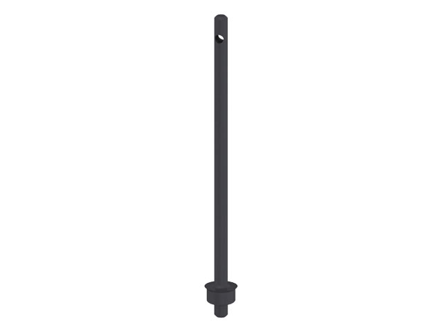 Hold Down Pin 150mm, black