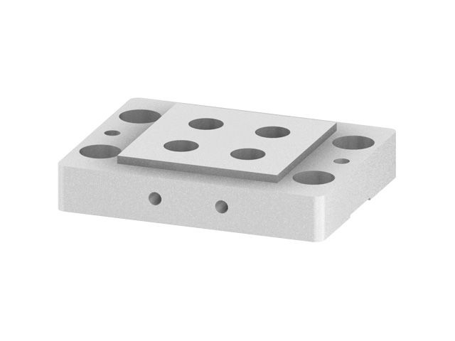 Connection Block for 3 axis adjustment unit - for T-Nut Profile