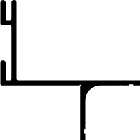 Ceiling Angle Profile, natural