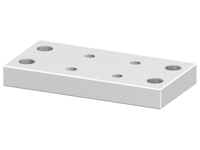 Attachment Plate 60° 80x160