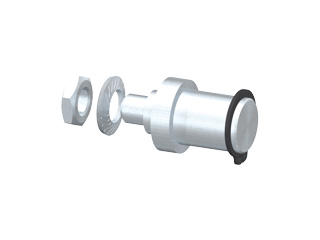 Roller Axle 100/120 Steel, centric