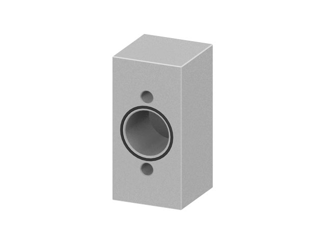 Pneumatic End Block 40x80