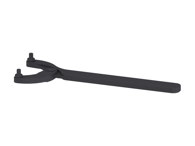 Wrench, with arm