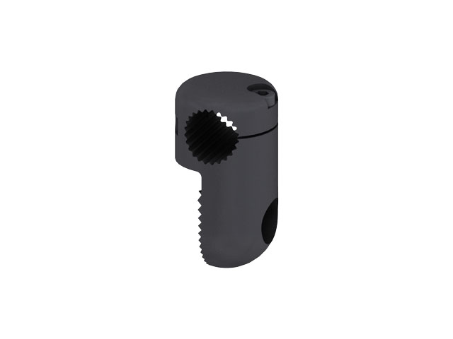 Attachment, toothed, for shafts, black