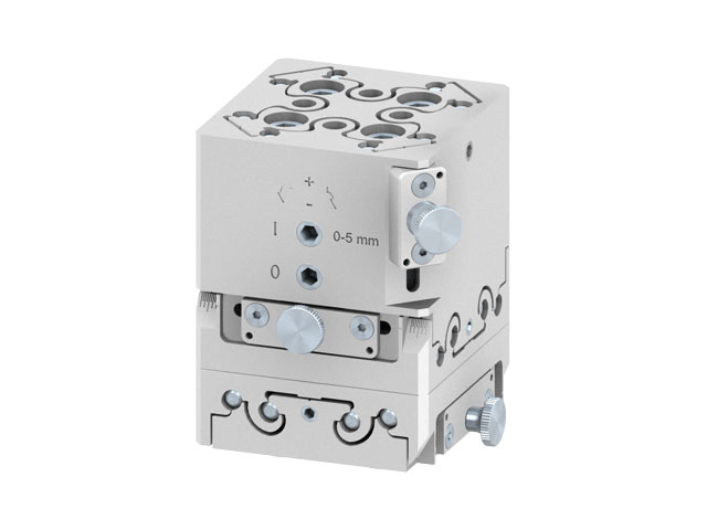 3 axis adjustment unit - slide system 50x50