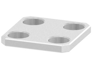 Mounting R40 80x80x8,5
