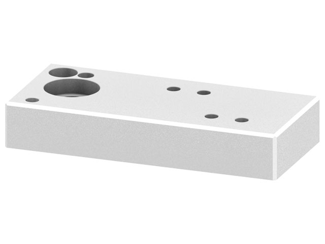 Foot Plate 80x180 for center bushing