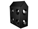 Deltablock 25x50x62,5 120°, black