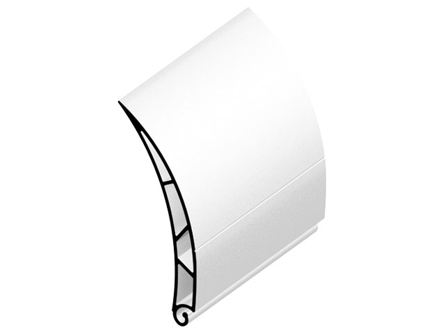 Roller Door Conclusion Profile 10, natural