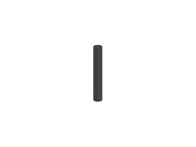 Lay shaft D8 50mm, black
