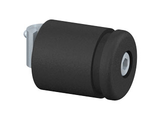 Top Door stop, round (excentric)