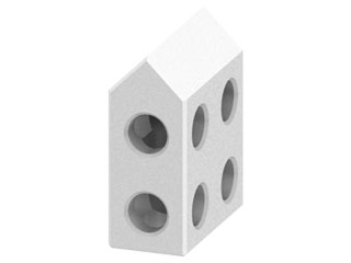 Deltablock 25x50x62.5 90°