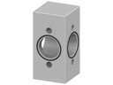 Pneumatic T-Connector 40x80