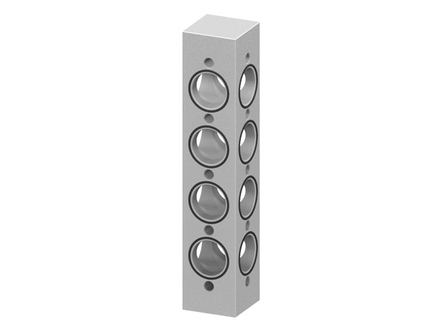 Pneumatic Cross Connector 40x200