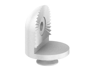 Fastener Support D20, toothed