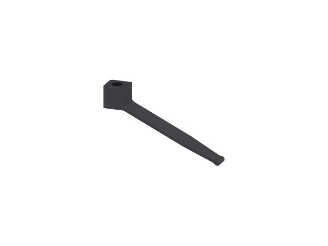 Hold Down Pin Spring, low clamping 63mm, black
