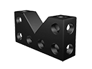 Prism 25x50x100 90°, black