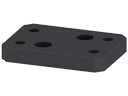 Base Plate 50x70 for Joint Arm System, black