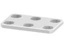 Mounting Plate R25 50x75x5