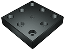 Crane Plate 120x120 M16, black