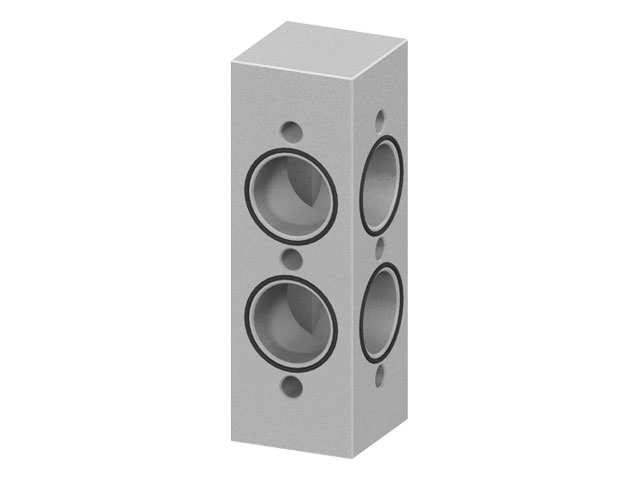 Pneumatic Corner Connector 40x120