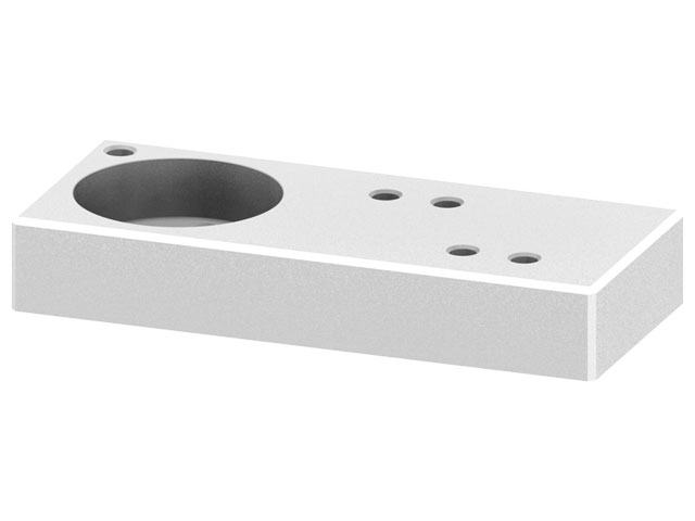 Foot Plate 80x190 for adapter bushing Plate