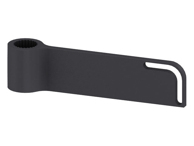 Strap For Shaft, 150mm, drilling template, black