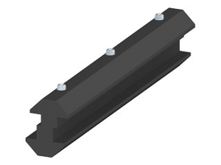 POM Sliding Block 40, offset, lockable