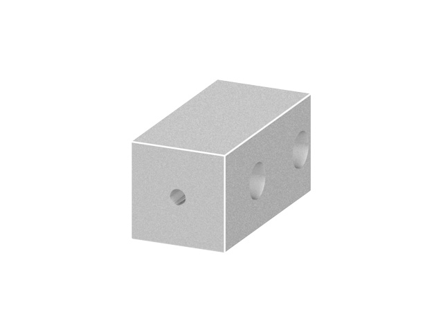 Fastening Block for stops M 8