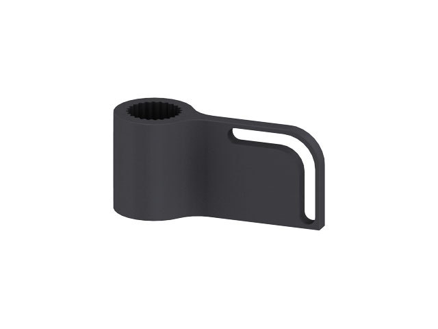 Strap For Shaft, 70mm, drilling template, black