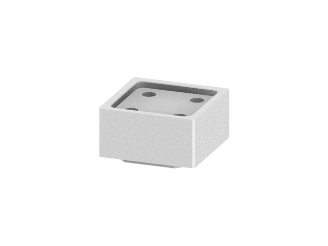 Connection Block for 3 axis adjustment unit - top mount