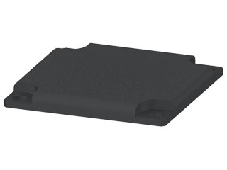End Cap 50x50, black